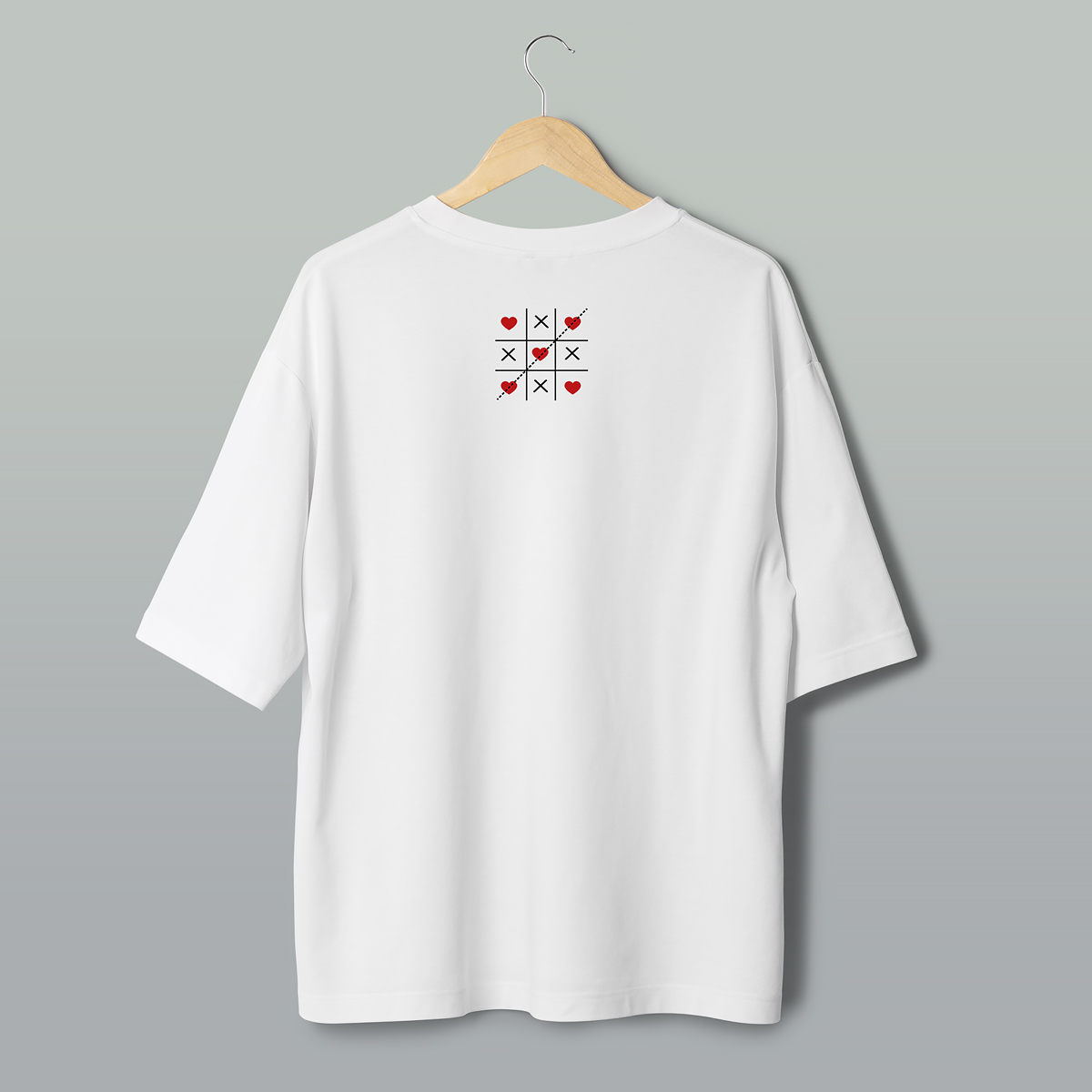 Tic-Tac-Toe T-Shirt - Liebe gewinnt!