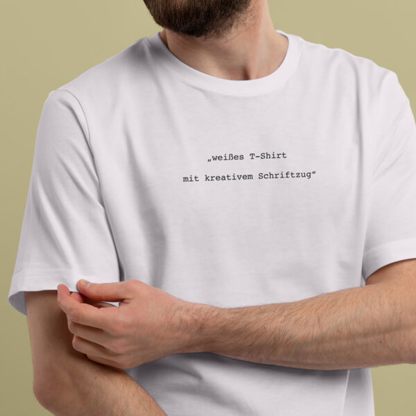 Weißes T-Shirt – Bild 2